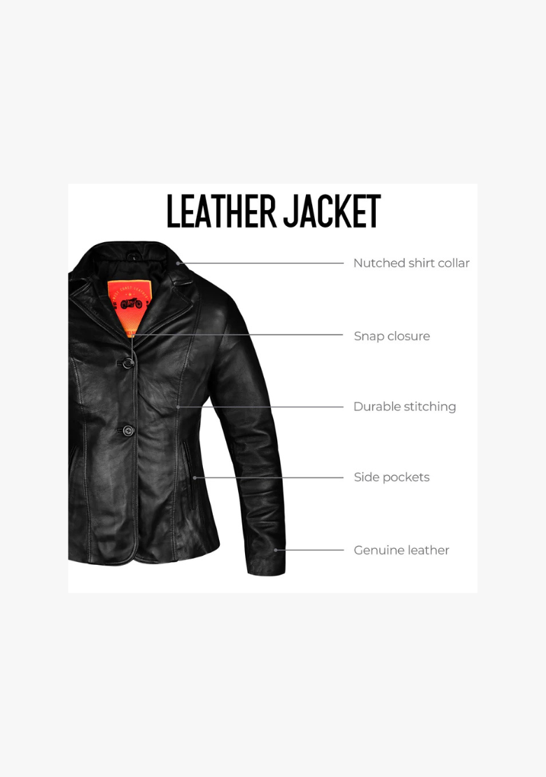 Dressed Fashion Leather Jacket