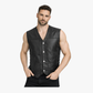 WCL Buffalo Snaped Western Style Motorcycle Leather Bar Vest