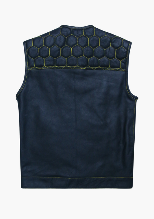 WCL Leather Club Vest w/t Mellow Design