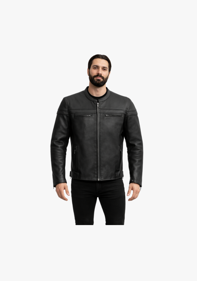 WCL Leather Cruiser Motorcycle Jacket