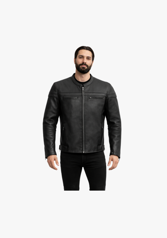 WCL Leather Cruiser Motorcycle Jacket