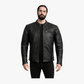 WCL MEN'S LEATHER VENTED Racer JACKET WITH PERFORATED ARM & SHOULDER