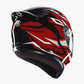 K1 S LION BLACK/RED/WHITE WCL Helmet