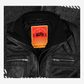 Straight Fashion Leather Jacket with Removable Liner