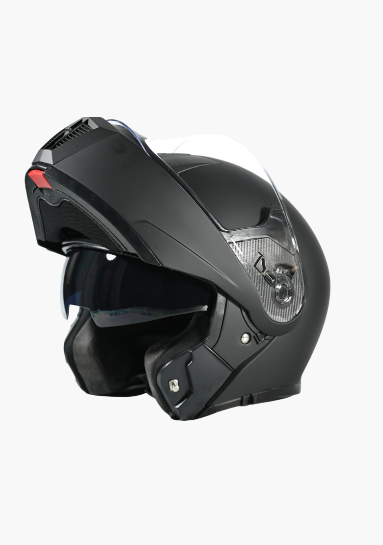 Matte Black Full Face Modular Motorcycle Helmet Matte Black Full Face Modular Motorcycle Helmet