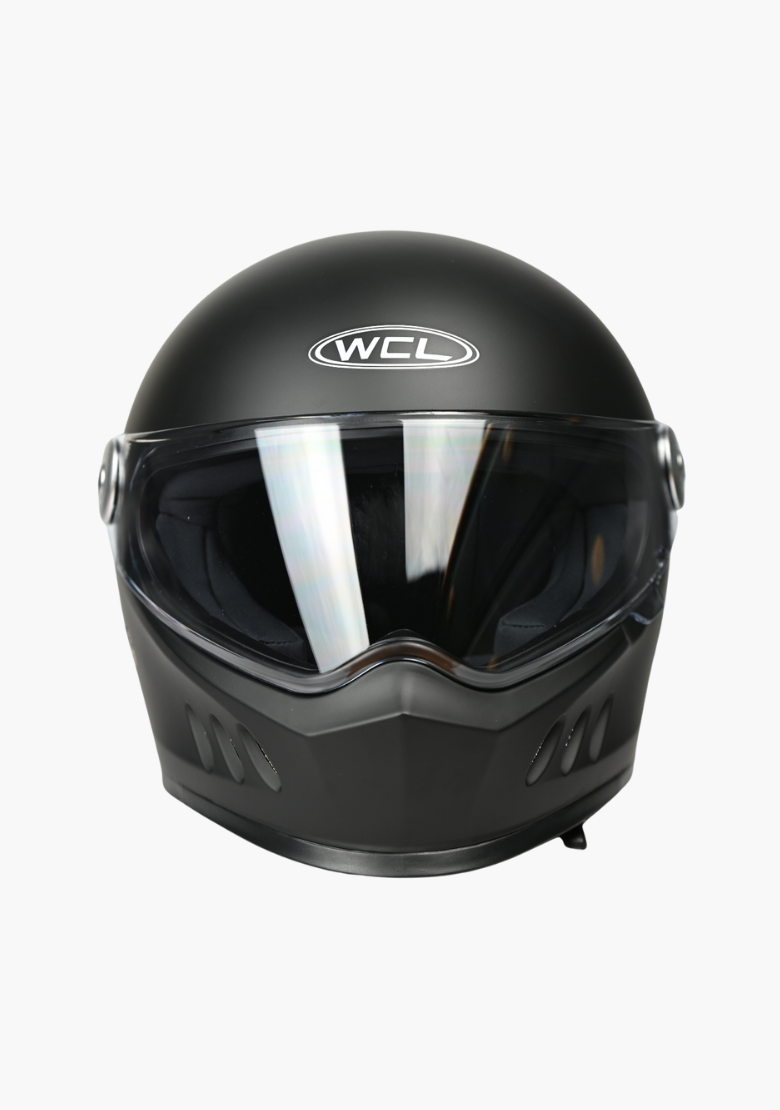 Full Face Motorcycle Helmet Matte Black