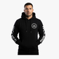 WCL Armoured Kevlar Lined Motorcycle Riding Hoodie - Black