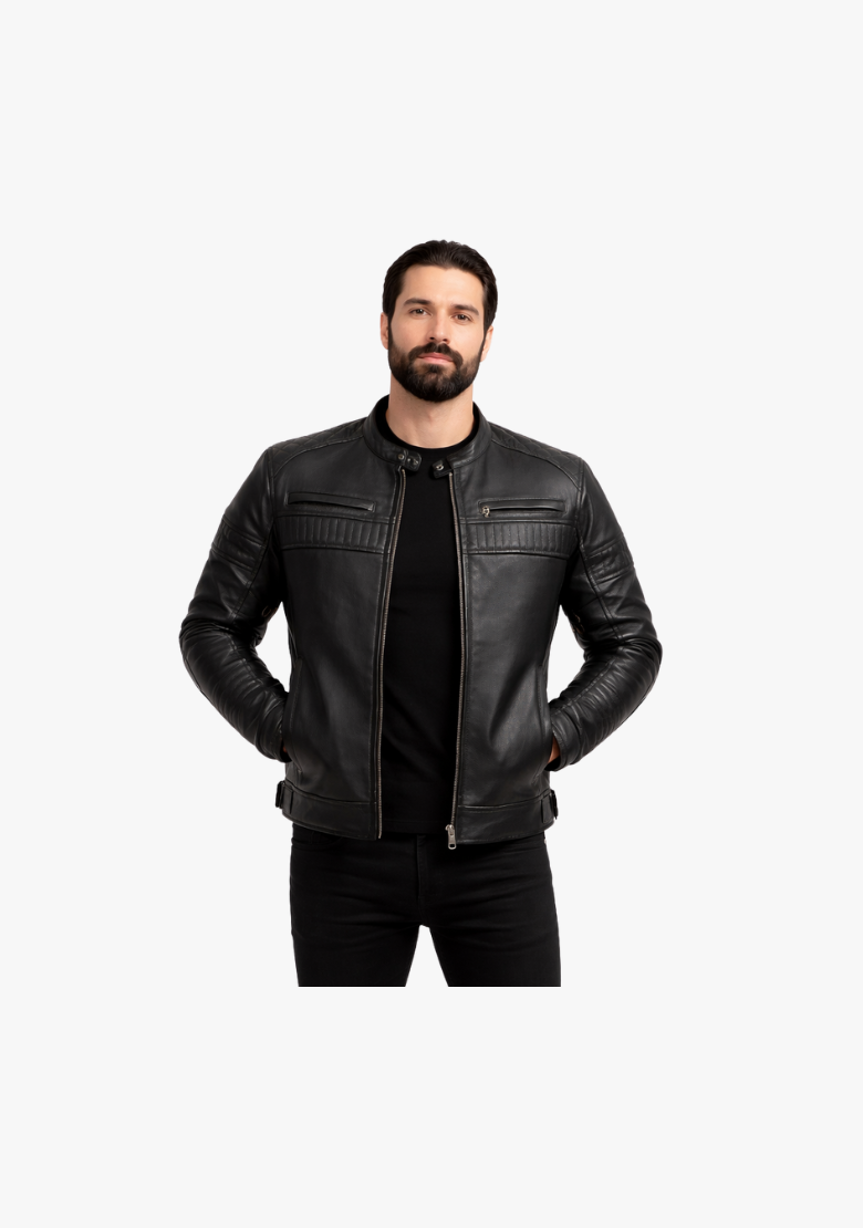 Men’s Leather Motorcycle Jacket | Best Riding Gear – WCL Helmet
