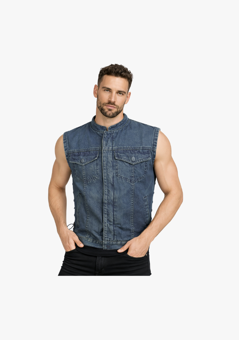 SOA Style Denim Club Vest