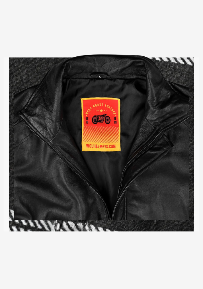 Long Coat Straight Fashion Leather Jacket