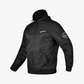 Softshell Cordura Armored Motorcycle Mesh Hoodie w/t CE Level 1 armor - Black