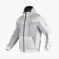 Softshell Cordura Armored Motorcycle Mesh Hoodie w/t CE Level 1 armor - White
