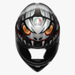 K1 S LYZARD MATT BLACK/GREY/RED WCL Helmet