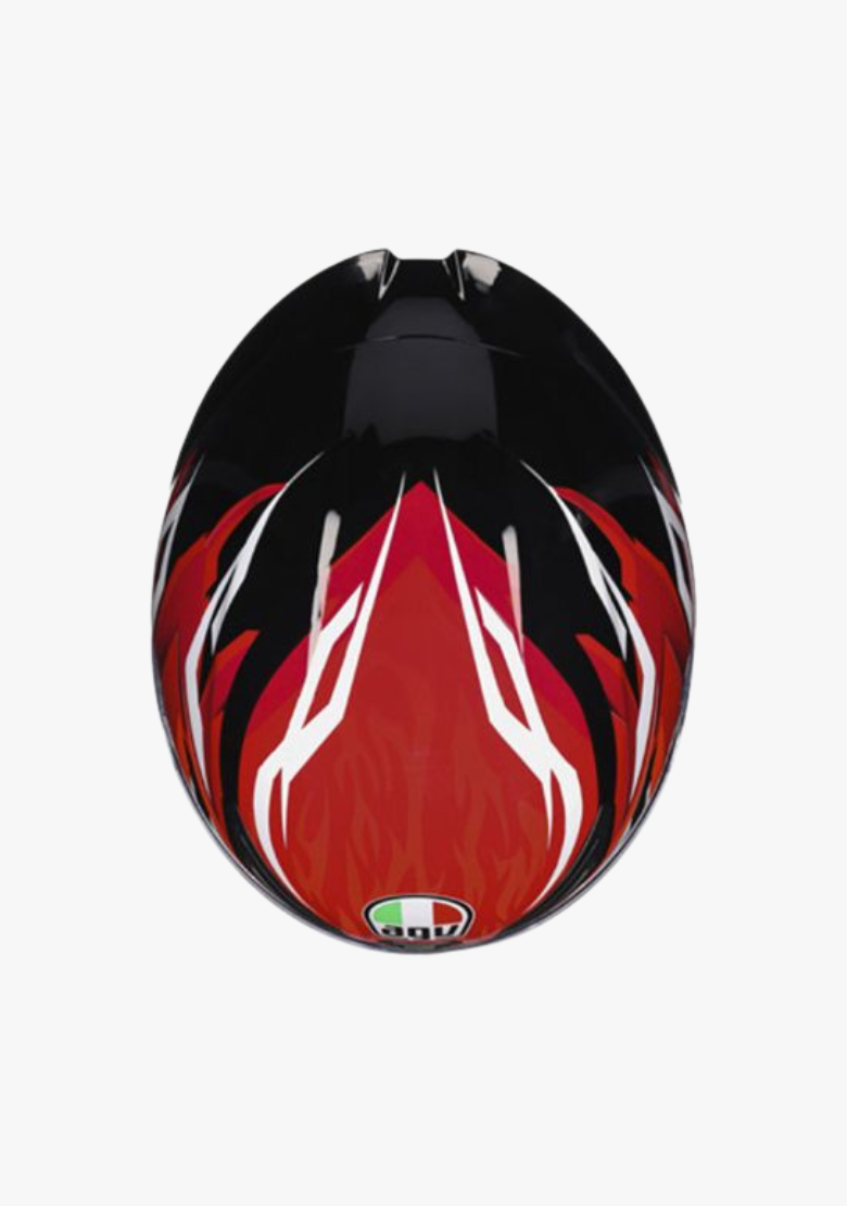 K1 S LION BLACK/RED/WHITE WCL Helmet
