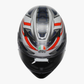 AGV K3 SPACE MATT WHITE/RED FLUO HELMET