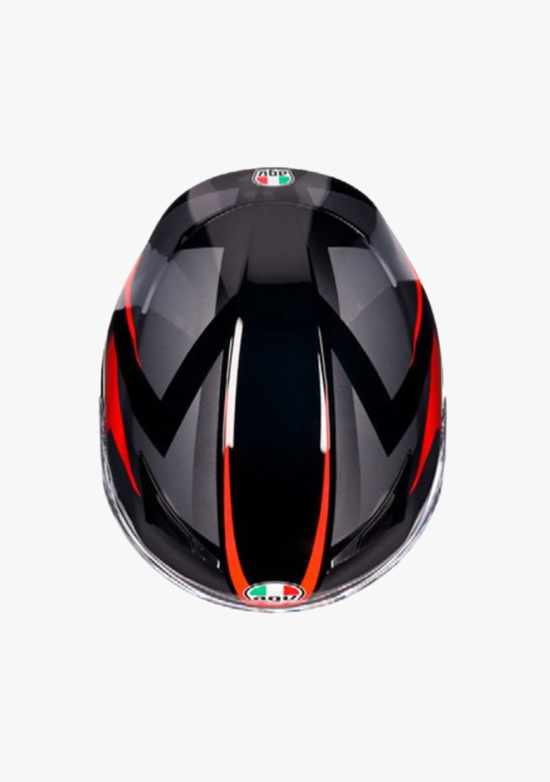 K3 STRIGA BLACK/GREY/RED HELMET WCL Helmet