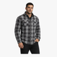 WCL Kevlar Lined Performance Motorcycle Riding Long sleeve Flannel Shirt W/T CE Level 1 armor - Gray