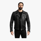 WCL Premium Leather Classic Brando Style Motorcycle Jacket