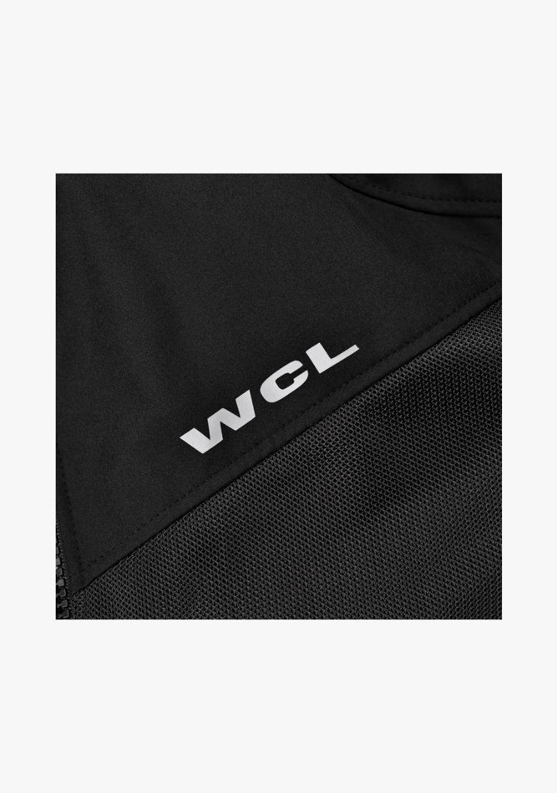 Softshell Cordura Armored Motorcycle Mesh Hoodie w/t CE Level 1 armor - Black