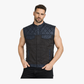 WCL Hybrid Canvas Leather Club Vest w/t Military Dark Brown Canvas
