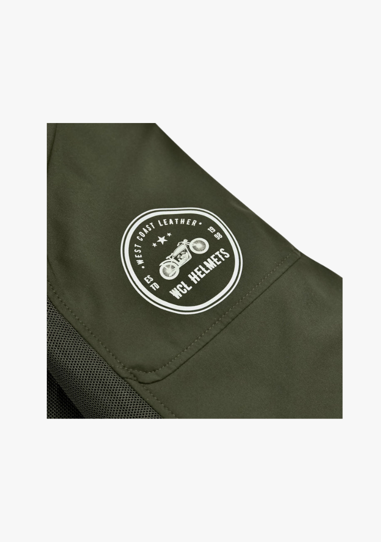 Softshell Cordura Armored Motorcycle Mesh Hoodie w/t CE Level 1 armor - Green