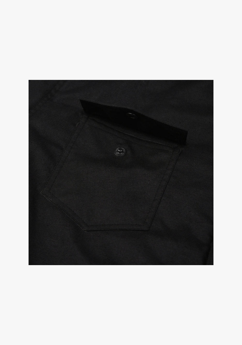 WCL Kevlar Lined Performance Motorcycle Riding Long sleeve Flannel Shirt W/T CE Level 1 armor - Black