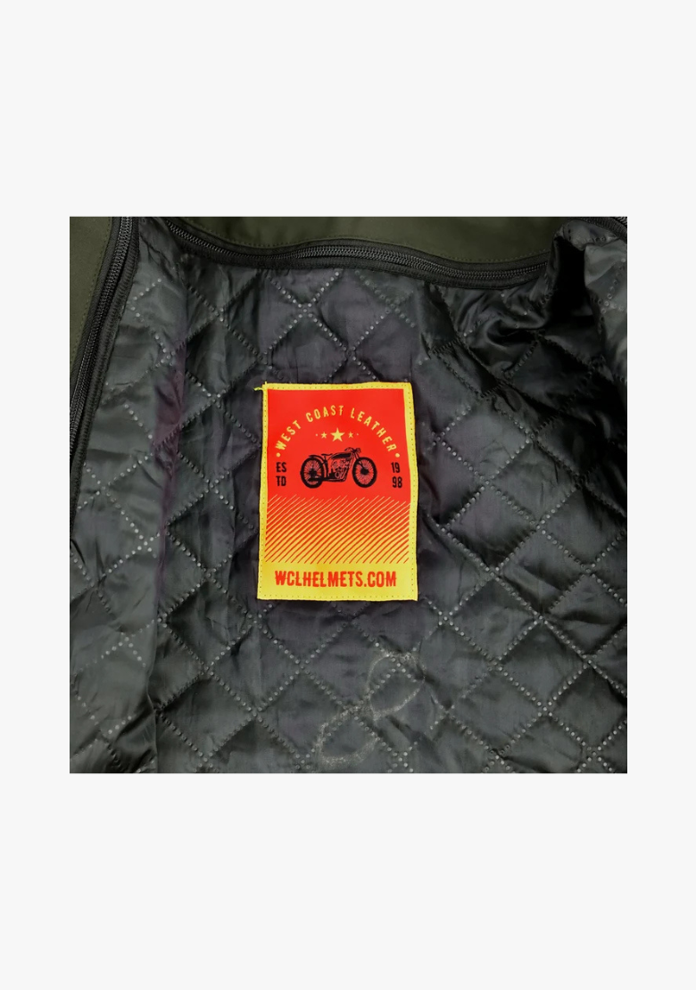 Softshell Cordura Armored Motorcycle Mesh Hoodie w/t CE Level 1 armor - Green