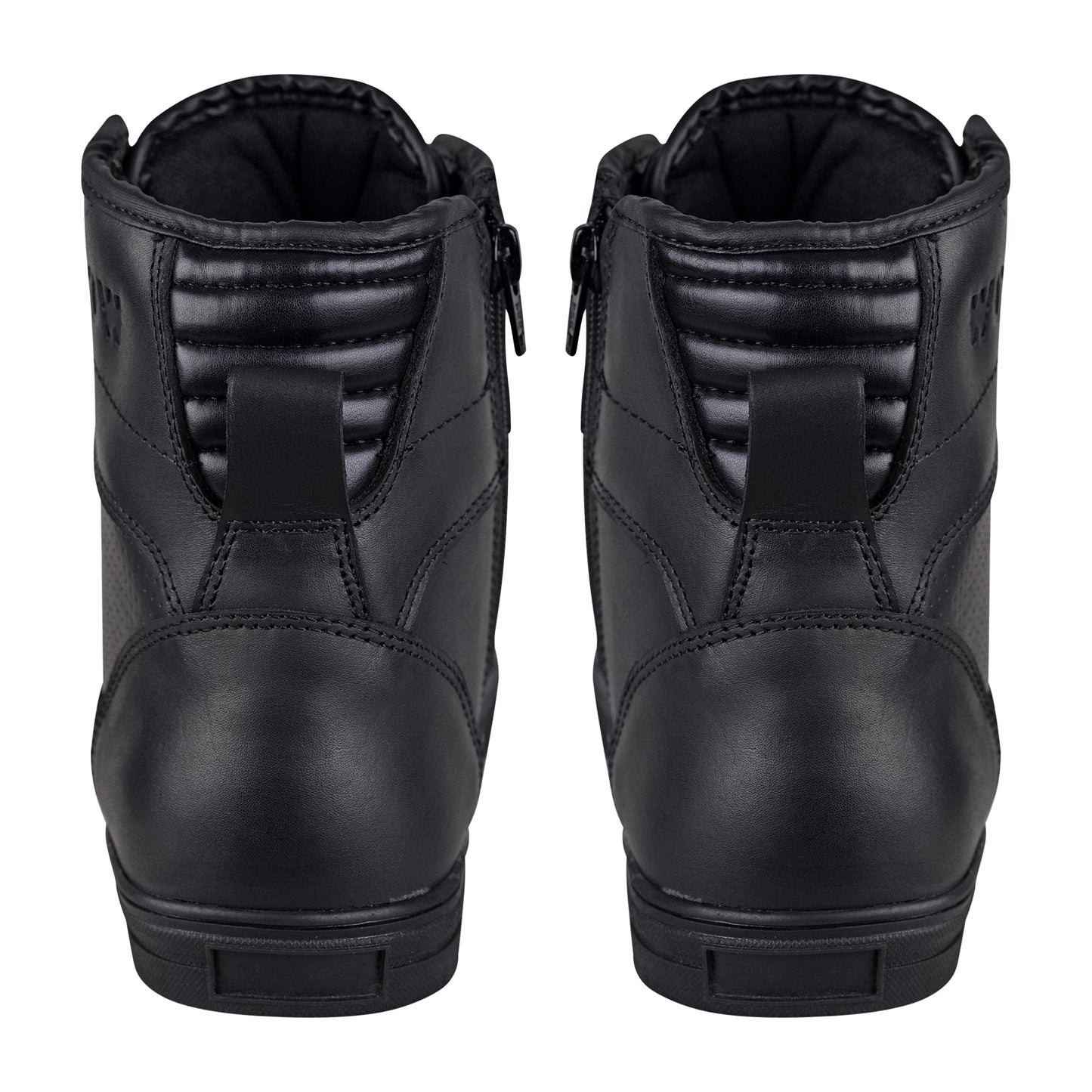 WCL Motorcycle Riding Leather Shoes - Black Sneaker
