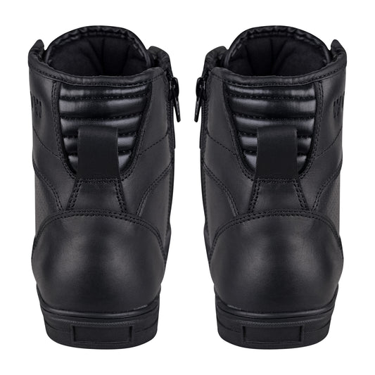 WCL Motorcycle Riding Leather Shoes - Black Sneaker