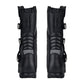 WCL Motorcycle Riding Leather Shoes - Racing Shoes WCL Helmet