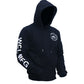 WCL Armoured Kevlar Lined Motorcycle Riding Hoodie - Black