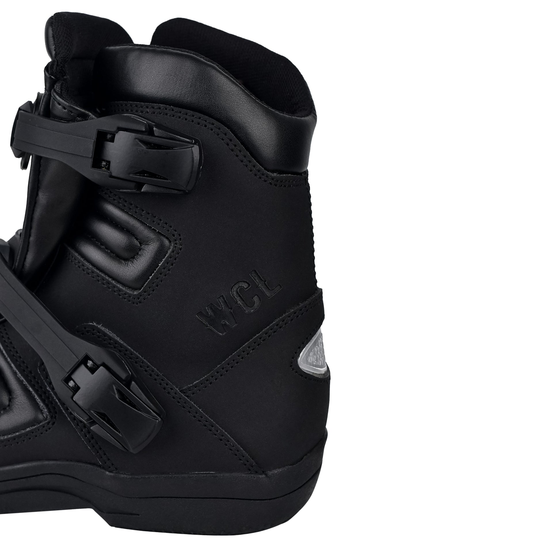 WCL Motorcycle Riding Leather Shoes - Motocross Boots WCL Helmet