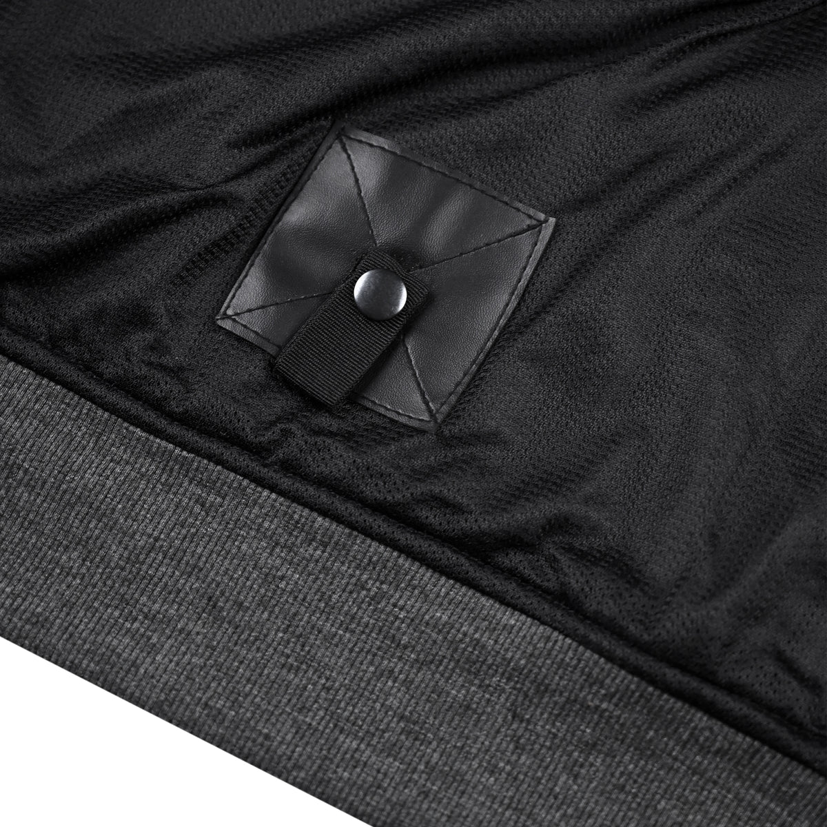 WCL Zippered Armoured Kevlar Lined Motorcycle Riding Hoodie w/t CE Level 1 Armor - Charcoal