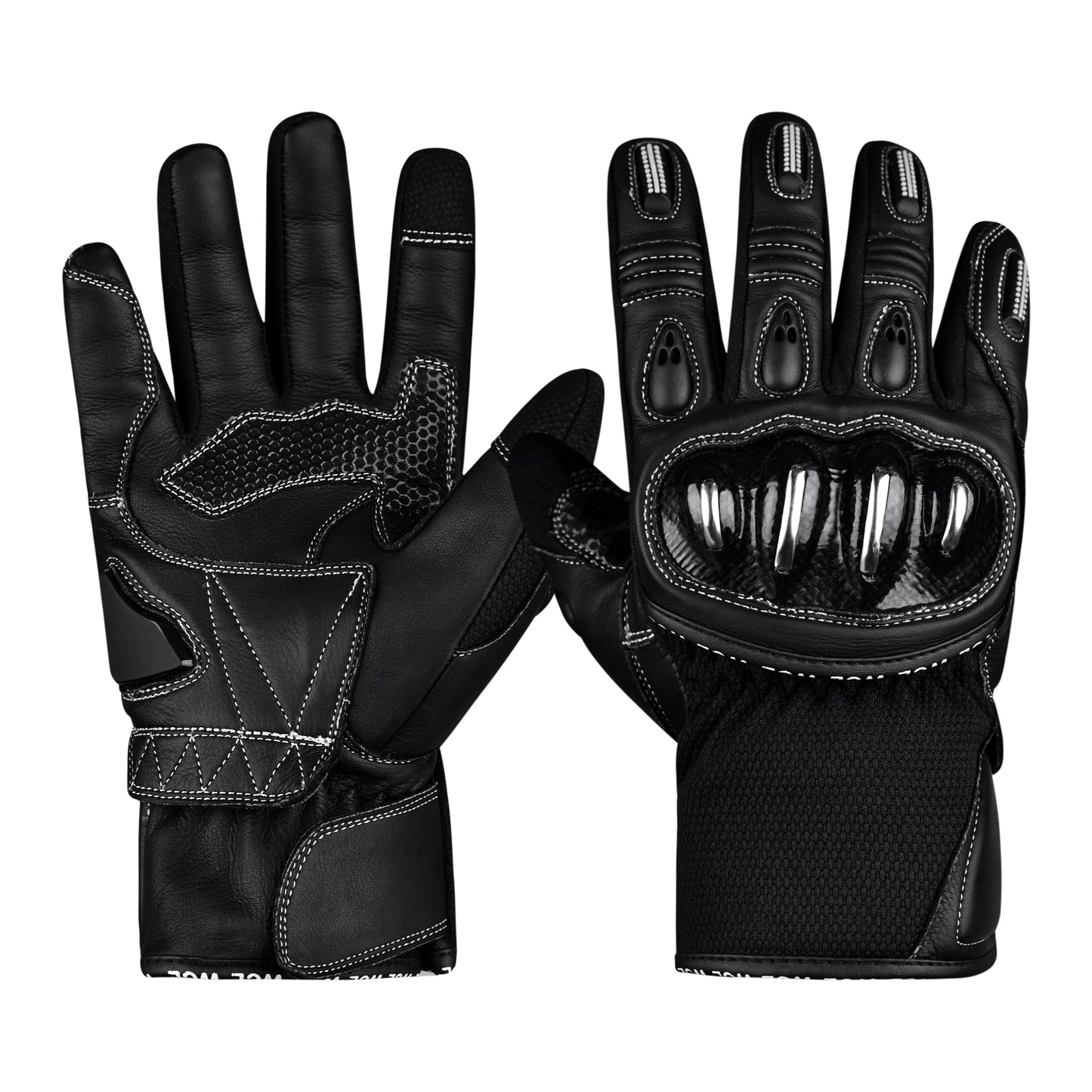 WCL Racing Hardknuckle Leather Gauntlet Gloves wclapparel