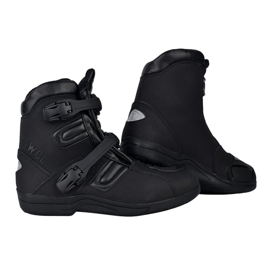 WCL Motorcycle Riding Leather Shoes - Motocross Boots WCL Helmet