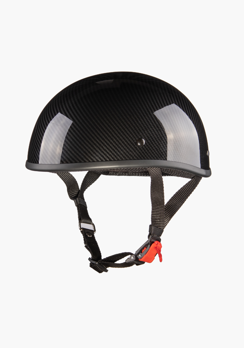 Carbon Fiber Beanie Motorcycle Helmet