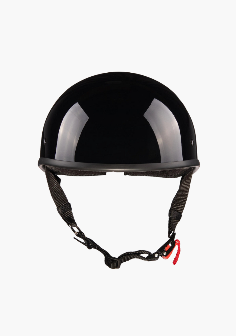 dot half helmet motorcycle 1Storm Novelty Face German Style Approved: Hky602 Matt Black Included storage bag FUEL Motorcycle Half Helmet DOT
