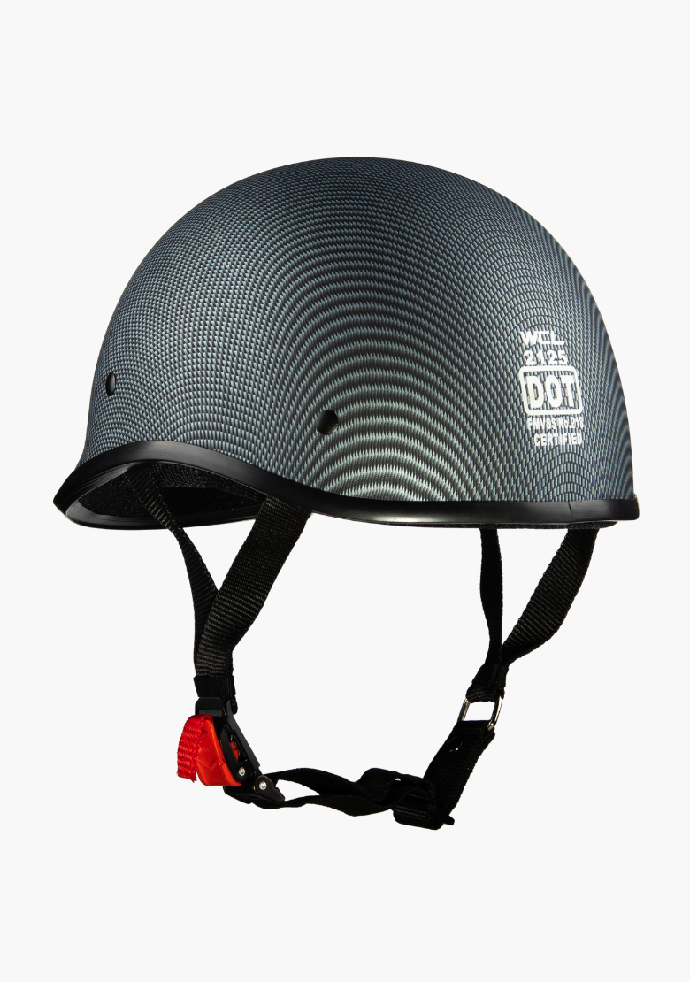 Polo Motorcycle Half Helmet – Carbon Fiber Polo Motorcycle Half Helmet – Carbon Fiber