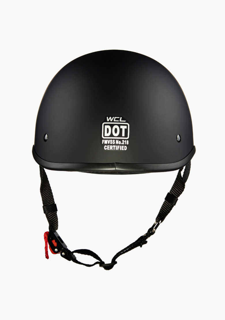 Polo Motorcycle Half Helmet Matte Black Polo Motorcycle Half Helmet Matte Black