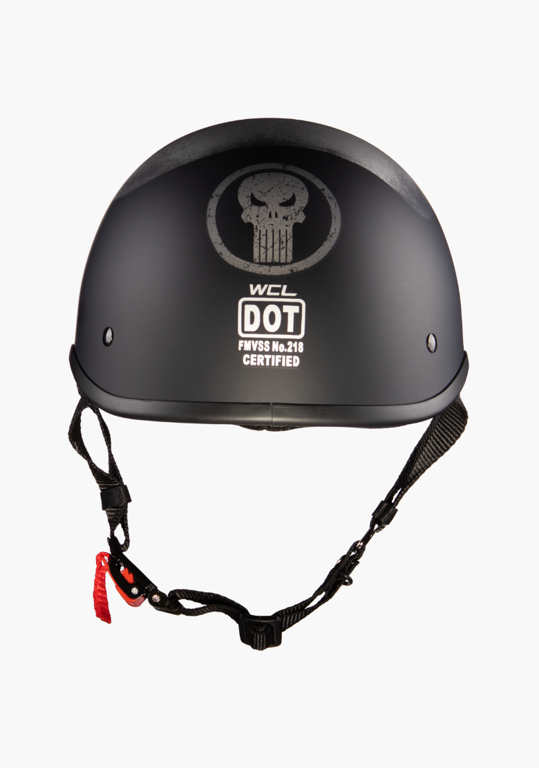Low Profile Polo Motorcycle Half Helmet