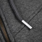 WCL Zippered Armoured Kevlar Lined Motorcycle Riding Hoodie w/t CE Level 1 Armor - Charcoal