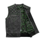 WCL Leather Club Vest w/t Green Lace WCL Helmet