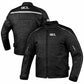 WCL Conqueror Armoured Motorcycle Textile Jacket - Black