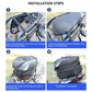 WCL Motorcycle Helmet Bag Waterproof Backpack Expandable Soft Shell Bag