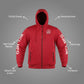 WCL Zippered Armoured Kevlar Lined Motorcycle Riding Hoodie w/t CE Level 1 Armor - White WCL Helmet