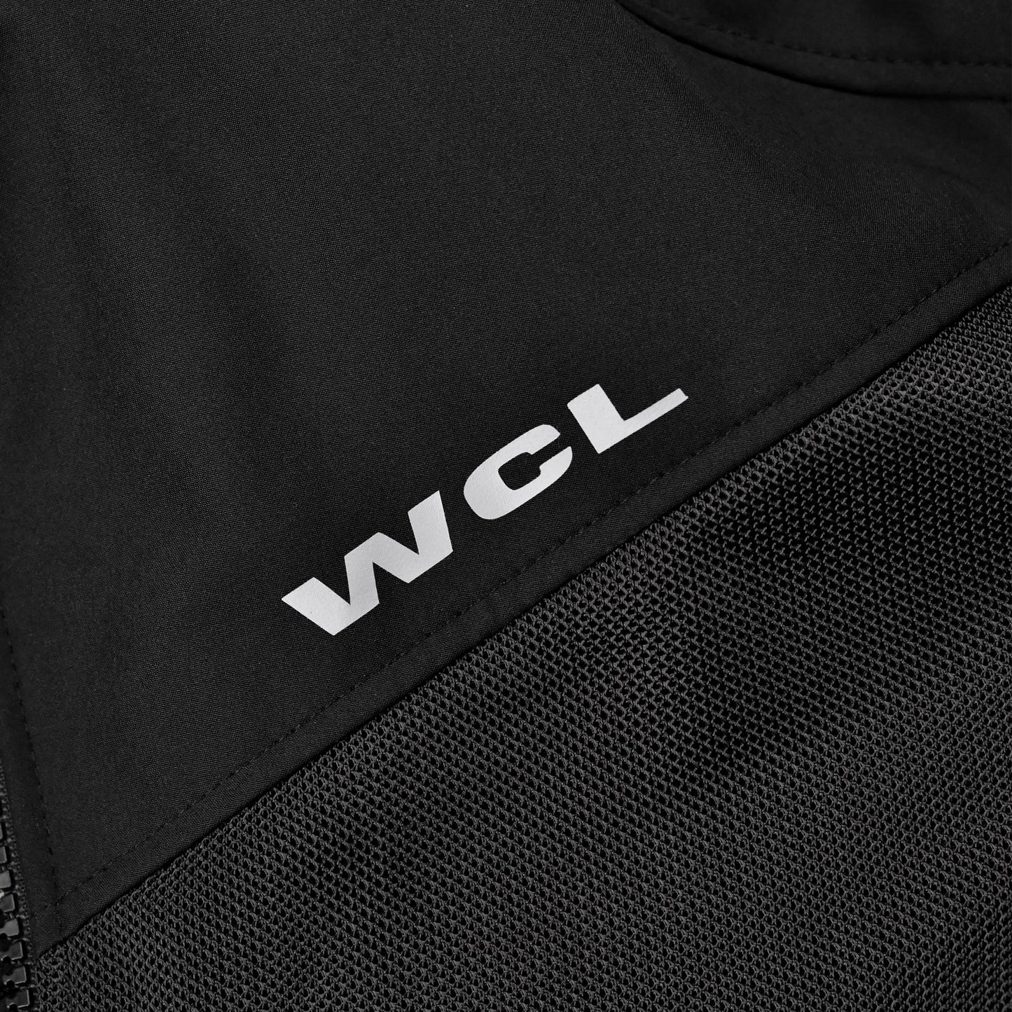 Softshell Cordura Armored Motorcycle Mesh Hoodie w/t CE Level 1 armor - Blue WCL Helmet