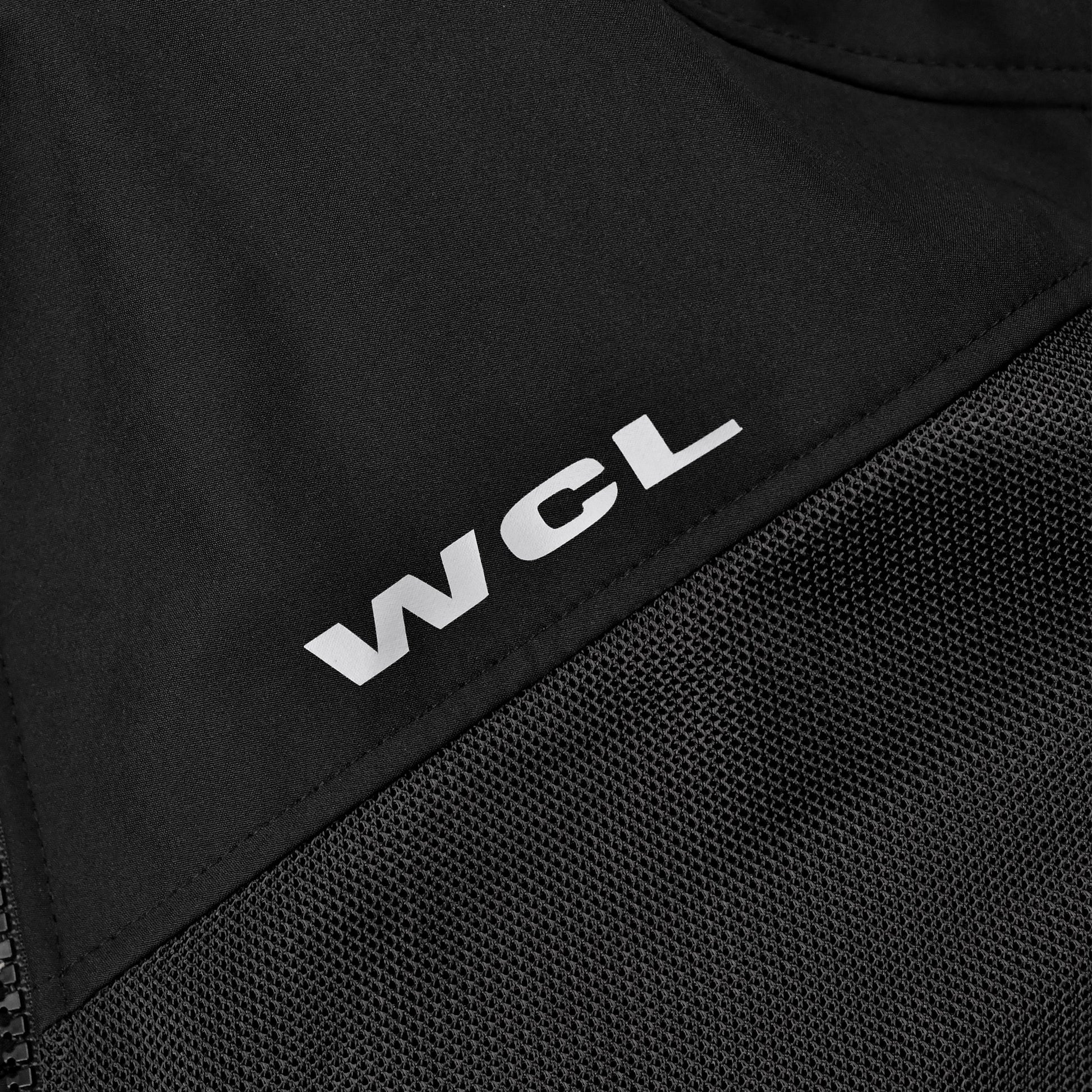 Softshell Cordura Armored Motorcycle Mesh Hoodie w/t CE Level 1 armor - Blue WCL Helmet