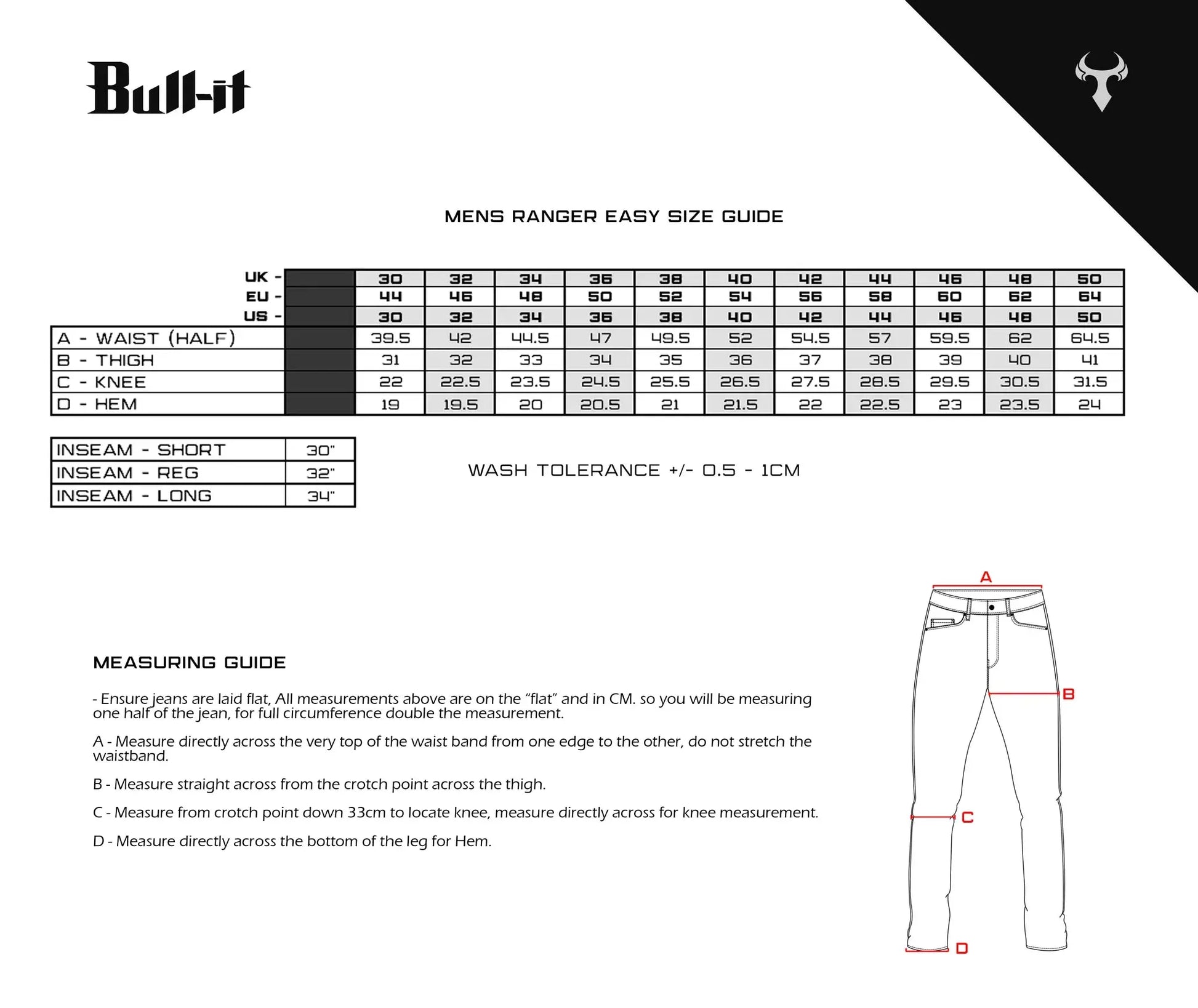 MENS TACTICAL RANGER BLACK EASY KEVLAR LINED RIDING PANTS - Bull-it X ...