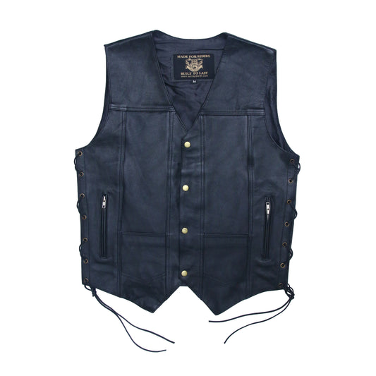 WCL Western style Ten Pocket Leather Vest