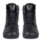 WCL Motorcycle Riding Leather Shoes - Black Sneaker